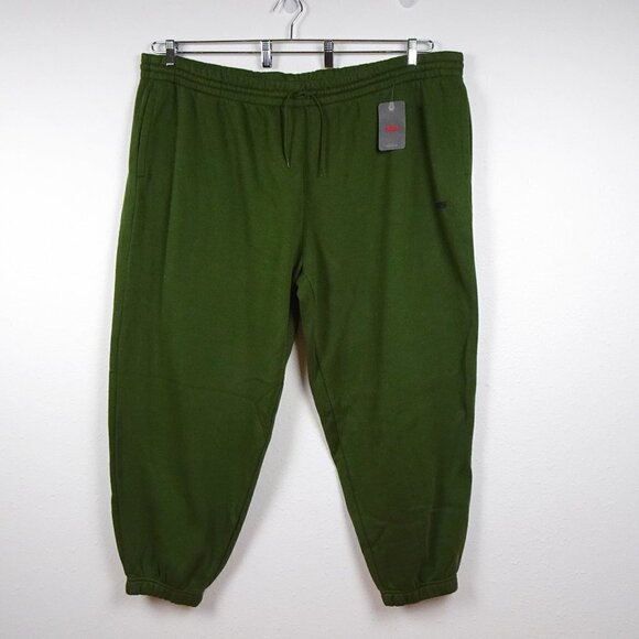 Levi's Sweatpants Pants Men's Size 2XL Green Elastic Drawstring Waist - Picture 1 of 12